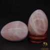 Photo principale oeuf en pierre quartz rose